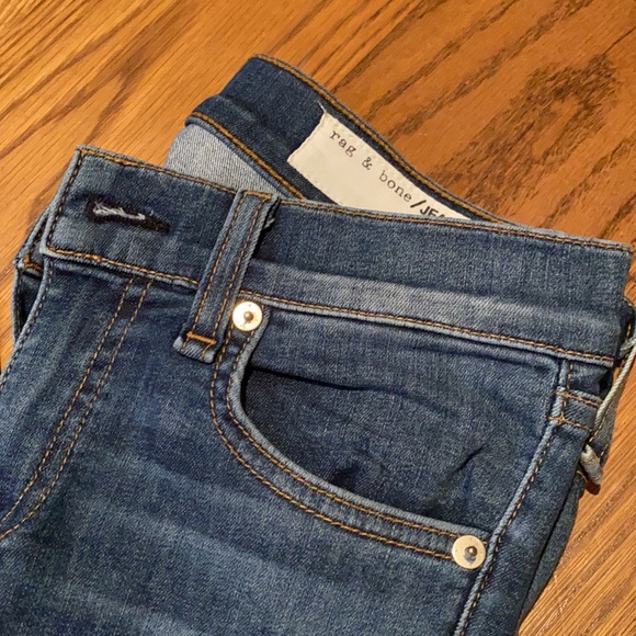 Rag and Bone Ankle Skinny Denim Jeans - Picture 3 of 7